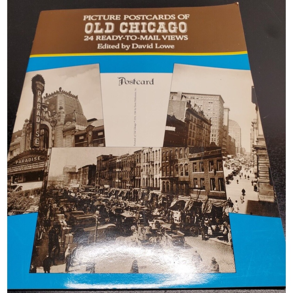 Picture Postcards of Old Chicago-24 Ready-to-mail Views     Edited by David Lowe
